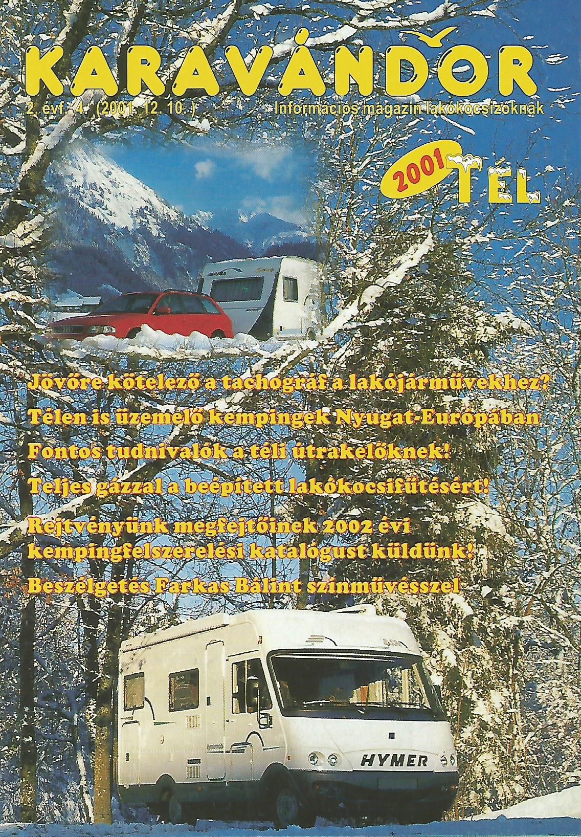 Karavándor Magazin 2001 Tél