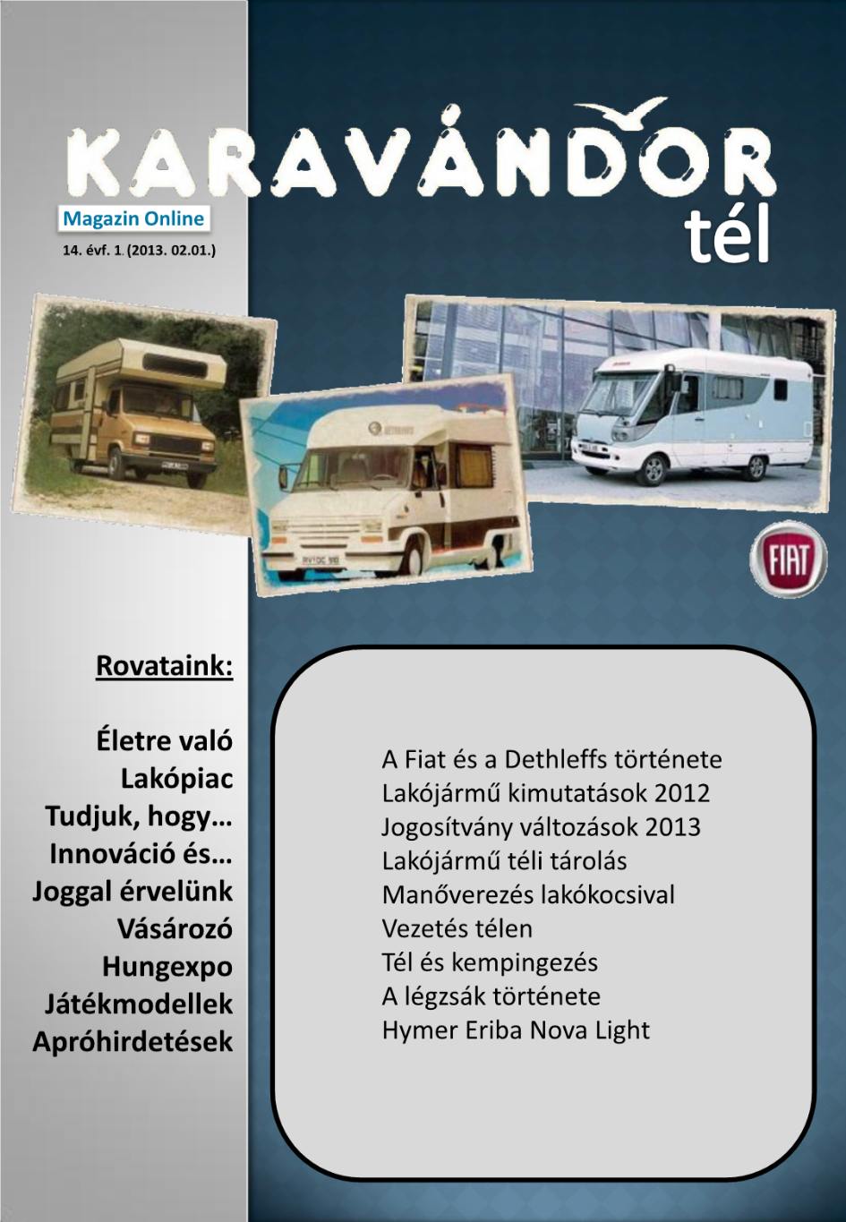 Karavándor magazin 2012. Tél