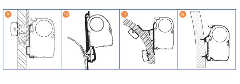 THULE Omnistor adapter oldalfalra szerelhető kivitelhez – járműspecifikus