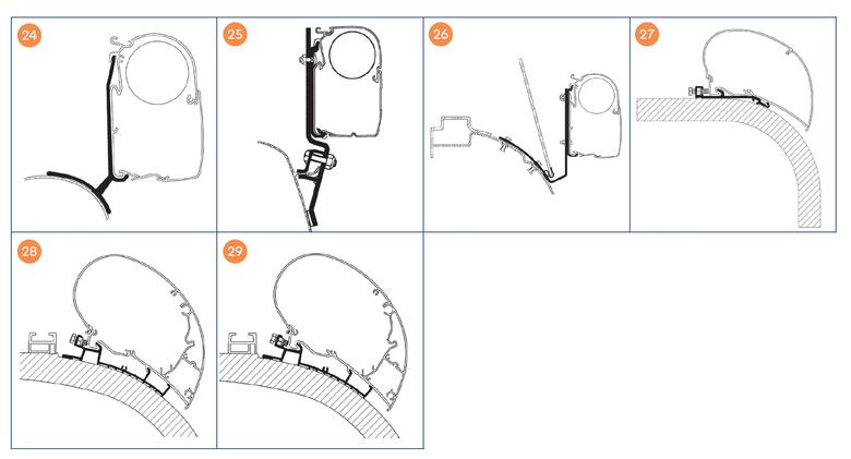 THULE Omnistor adapter tetőre szerelhető változathoz – márkaspecifikus
