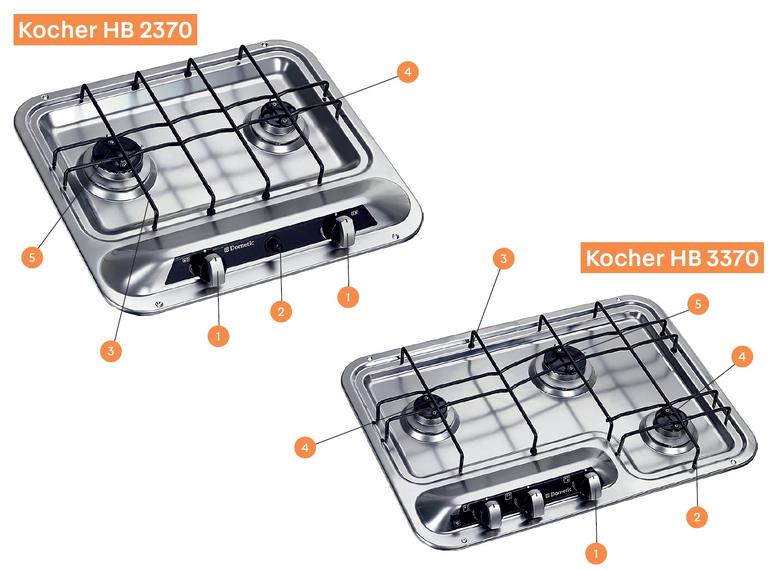 DOMETIC Tűzhely HB 3370 alkatrészek
