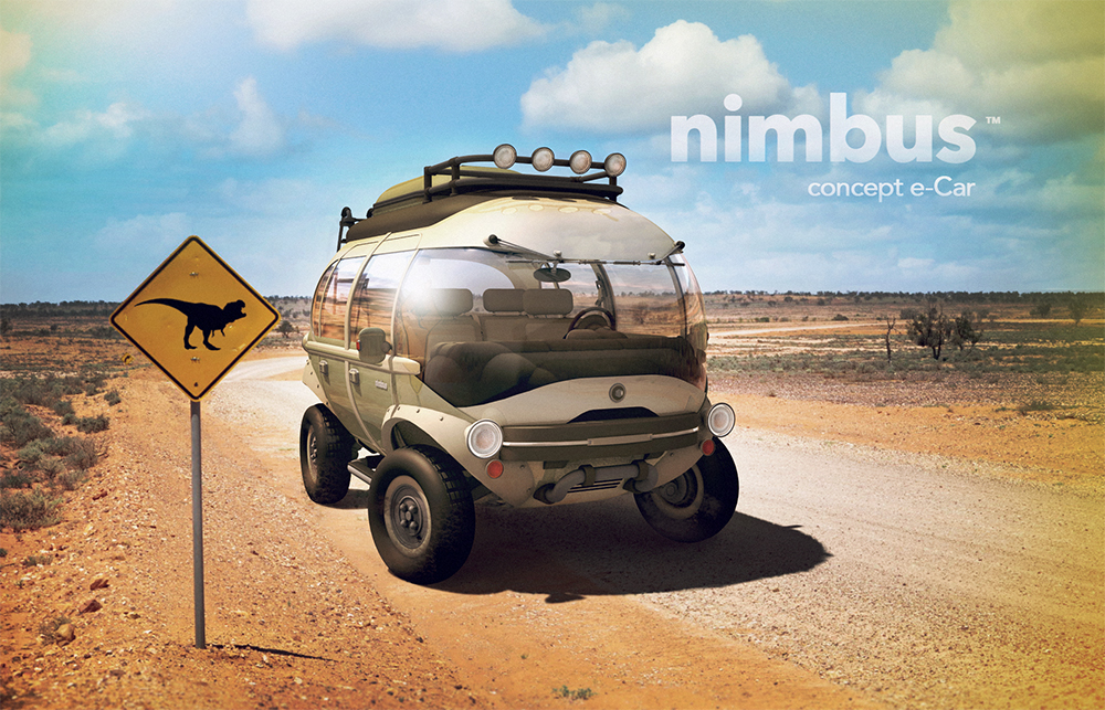 Eduardo Galvani Nimbus™ tanulmány autója