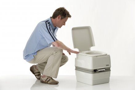 Pontosan úgy működik, mint az Ön otthonában lévő WC